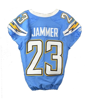 Quentin Jammer 12/18/11 Game Worn  Jersey (Chargers LOA)
